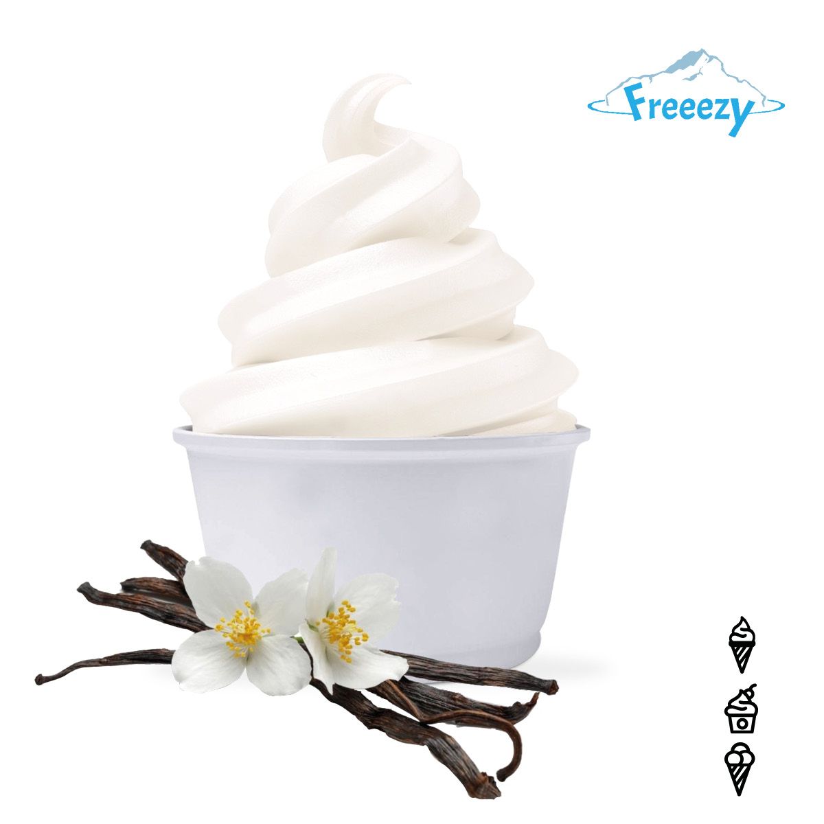 Softeispulver Bourbon vanille