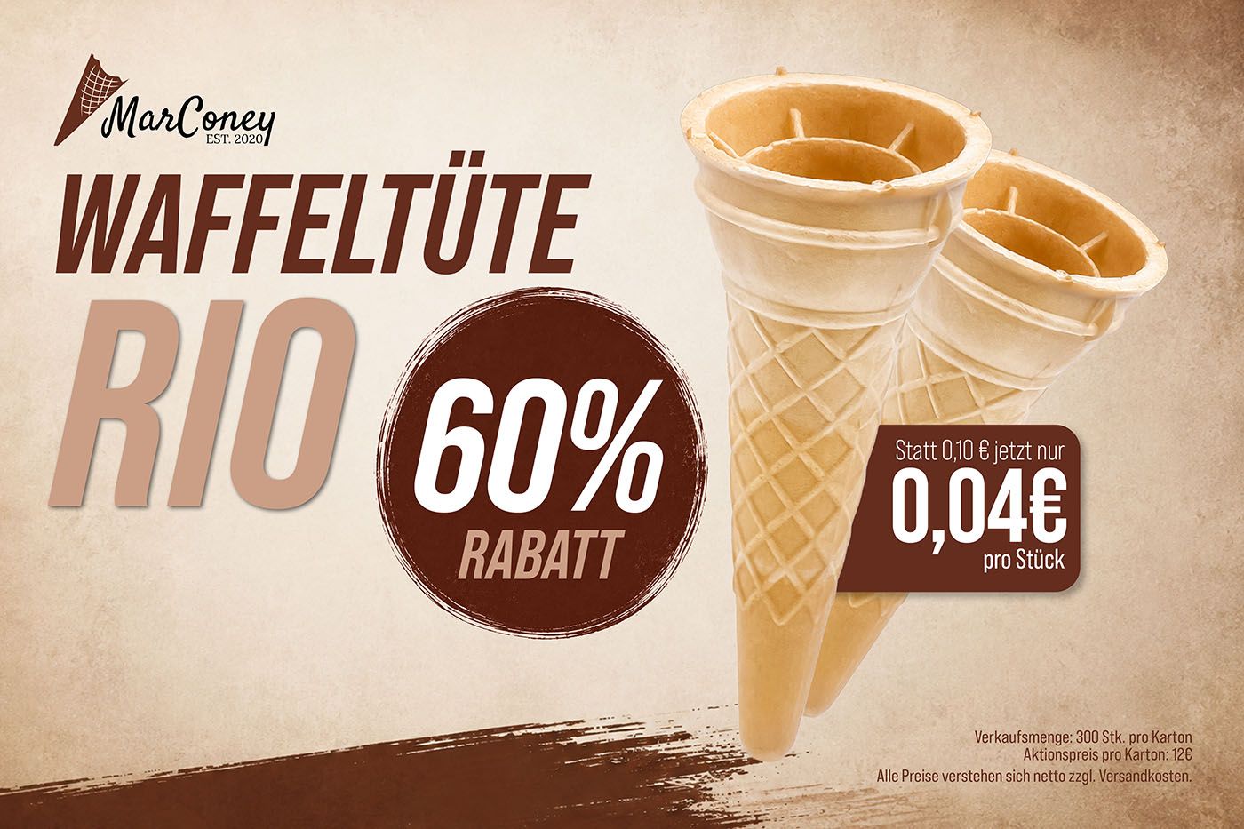 Waffeltüte Rio