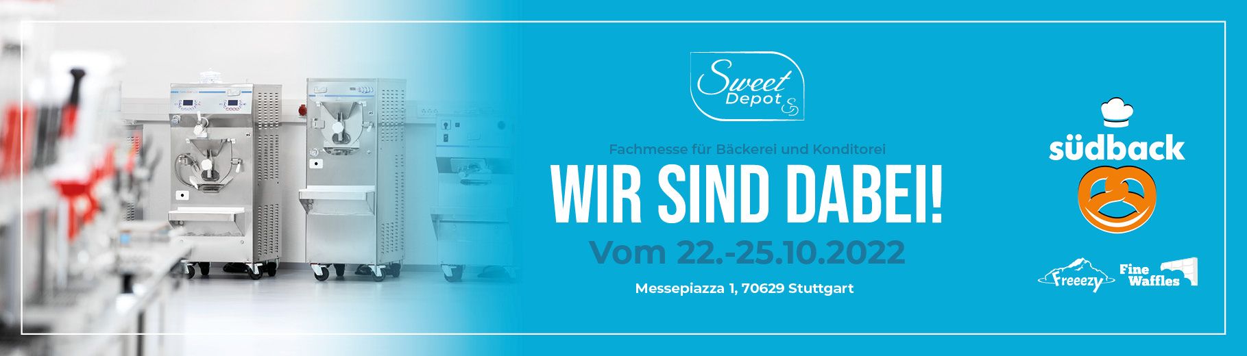 Besuchen Sie Freeezy auf der Südback Messe 2022 in Stuttgart