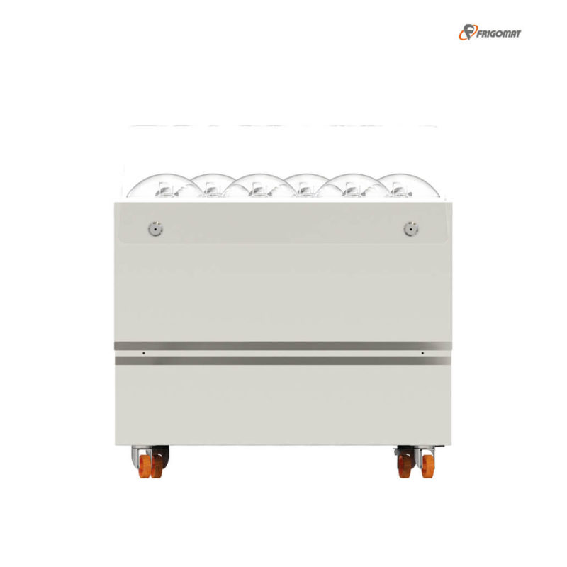Frontansicht der Frigomat Frischeismaschine GX6