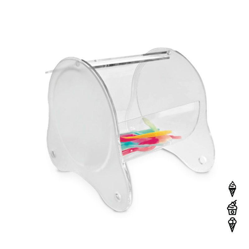 Löffelhalterbox ROTONDO transparent