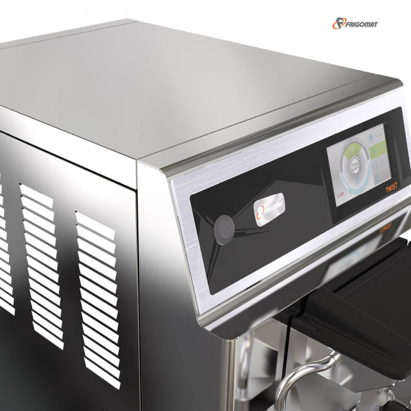 Obere Ansicht der Frigomat Speiseeismaschine Twist