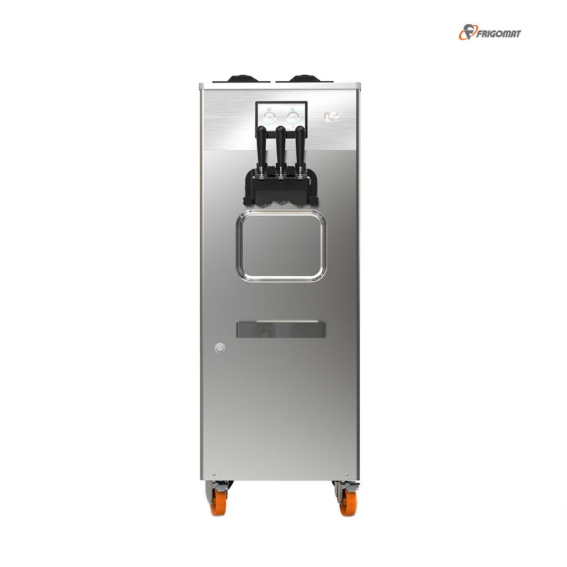 Frontansicht der Frigomat Softeismaschine Kiss 3 Vertical Touch