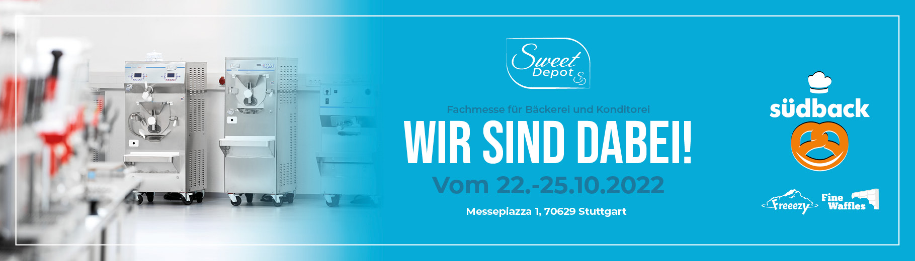 Besuchen Sie Freeezy auf der Südback Messe 2022 in Stuttgart