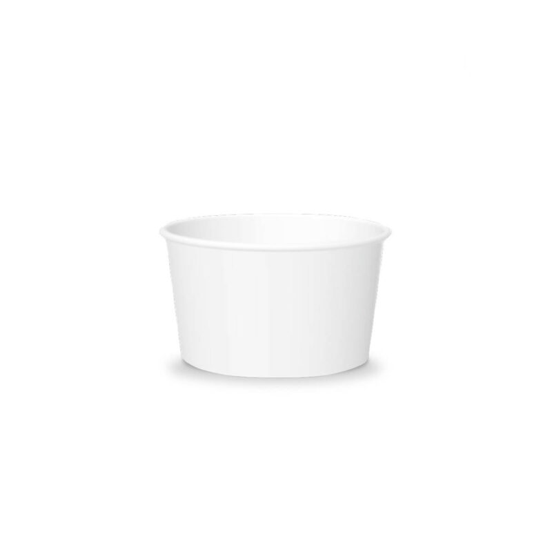 Poloplast Papier Eisbecher Weiß 90cc
