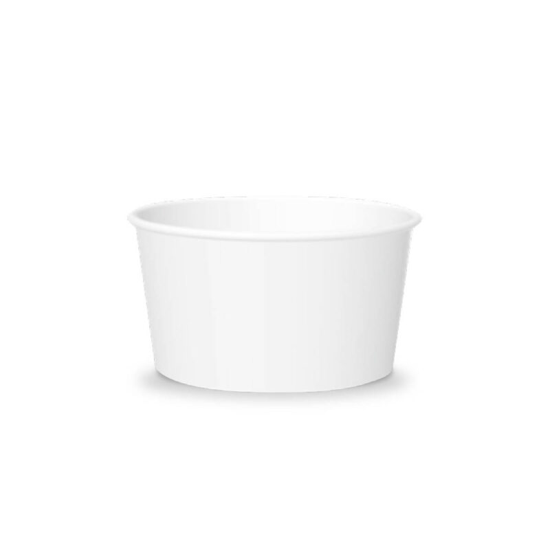 Poloplast Papier Eisbecher Weiß 170cc