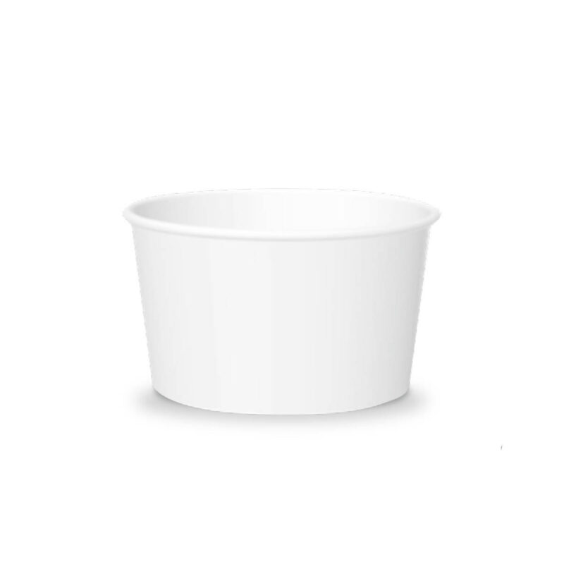 Poloplast Papier Eisbecher Weiß 190cc