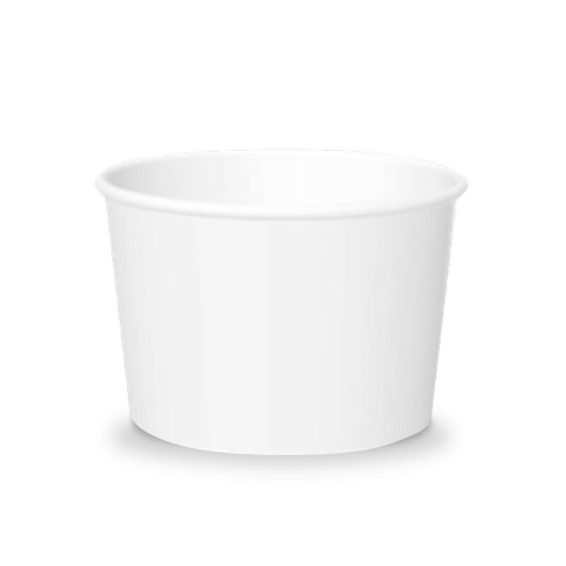 Poloplast Papier Eisbecher Weiß 290cc