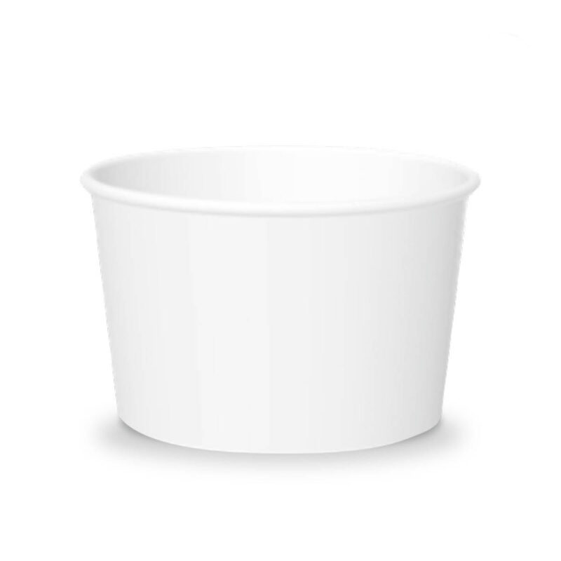 Poloplast Papier Eisbecher Weiß 370cc