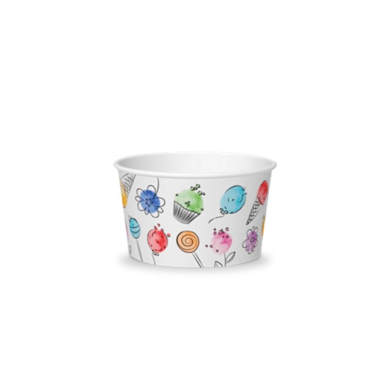 Poloplast Papier Eisbecher Ballons 90cc