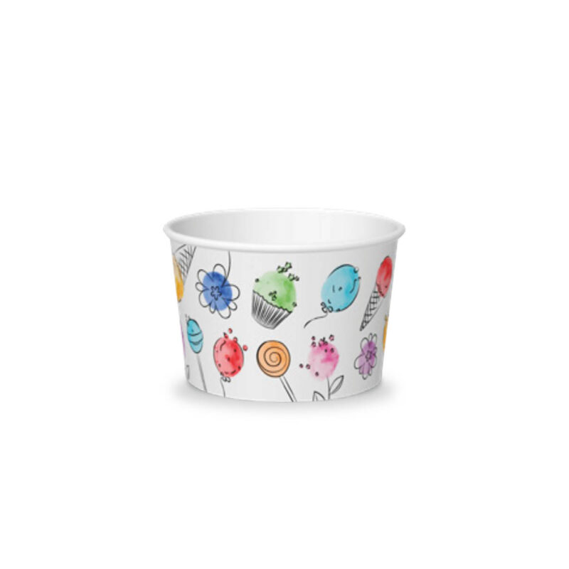 Poloplast Papier Eisbecher Ballons 120cc