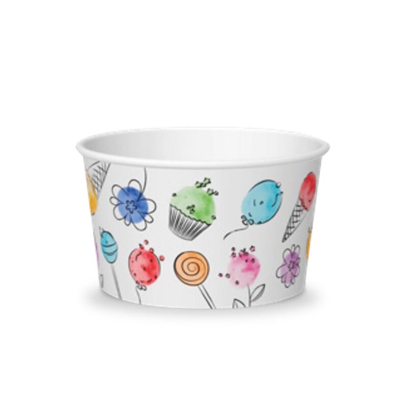 Poloplast Papier Eisbecher Ballons 250cc