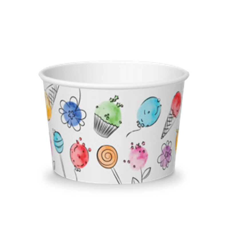 Poloplast Papier Eisbecher Ballons 290cc