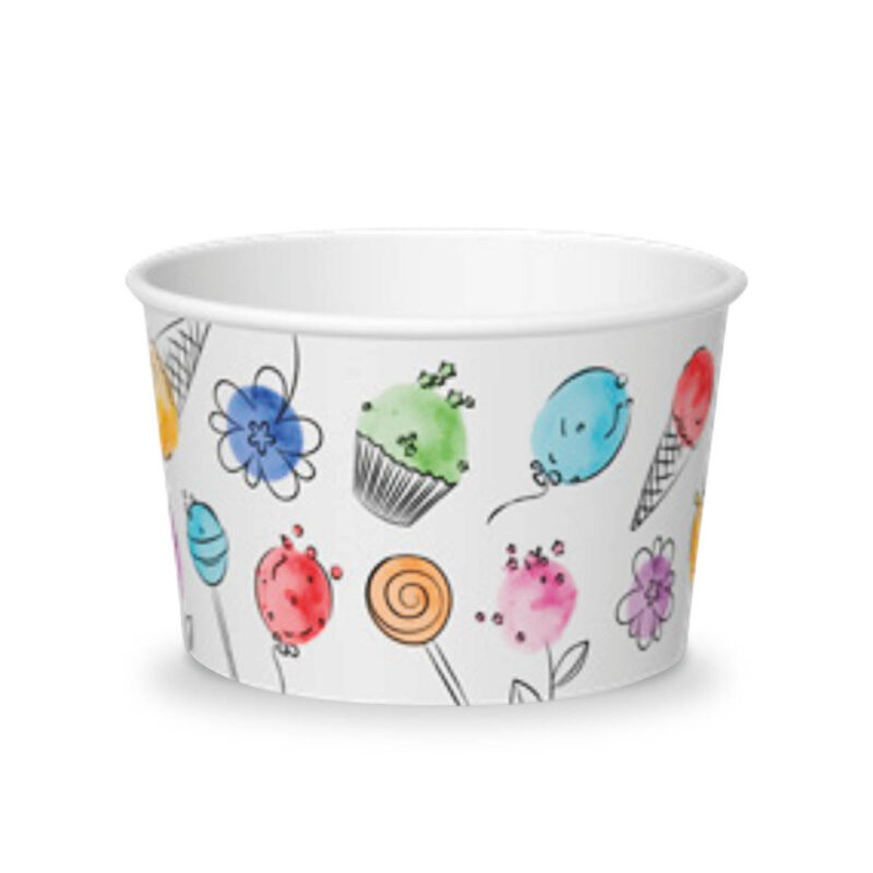 Poloplast Papier Eisbecher Ballons 370cc