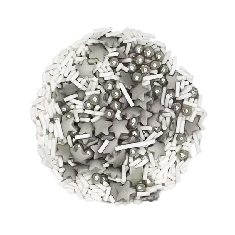 Freeezy Zuckerstreusel silberne Sterne